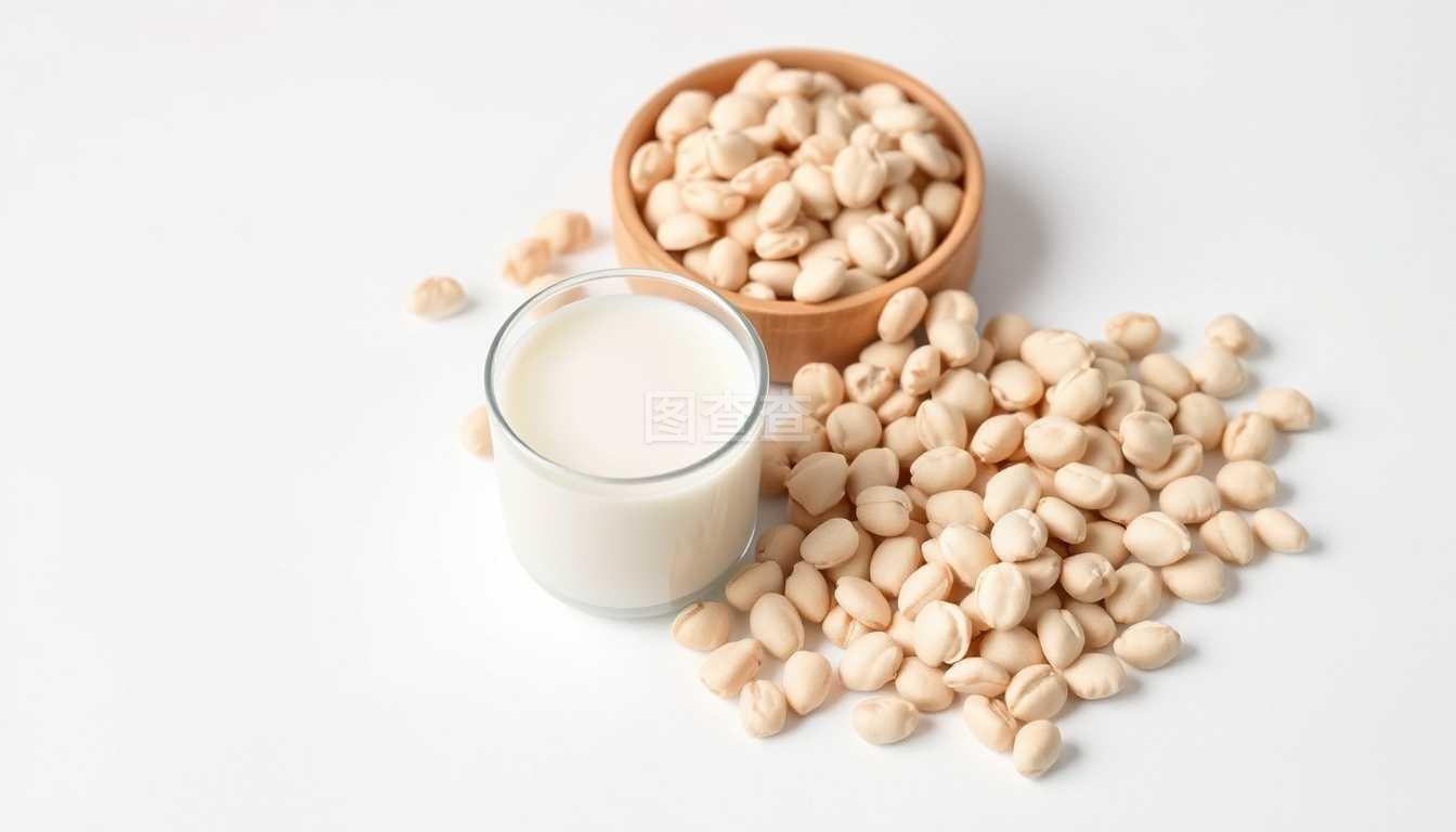 白底豆浆与大酱 传统食品与现代健康的巧妙对话